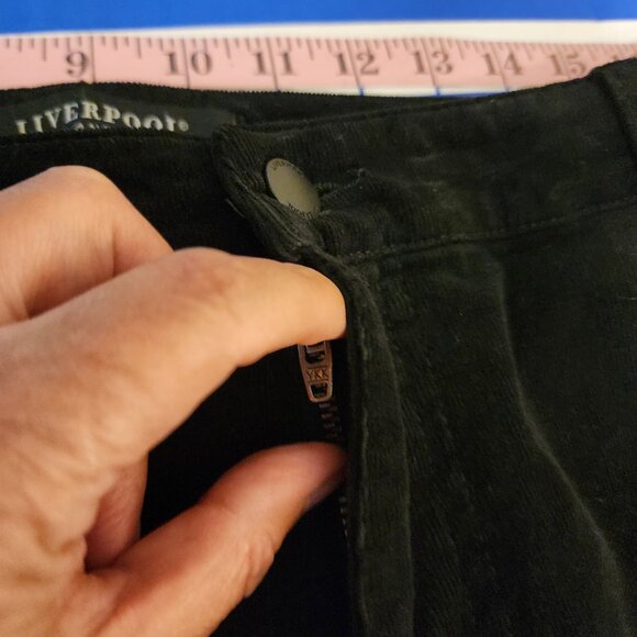 Liverpool Los Angeles Marley Girlfriend Cuffed Mid Rise Stretch Corduroy Jeans N - Picture 10 of 13